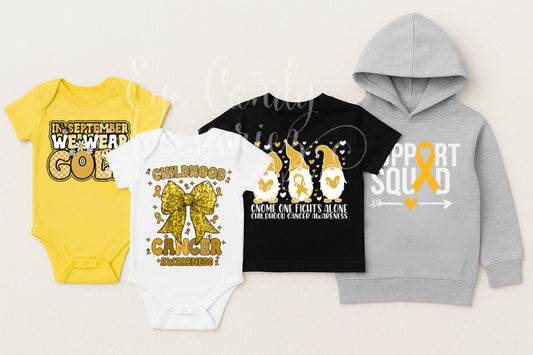 Childhood Cancer Awareness | INFANT & TODDLER T-Shirt | Onesie | Hoodie | Sweater