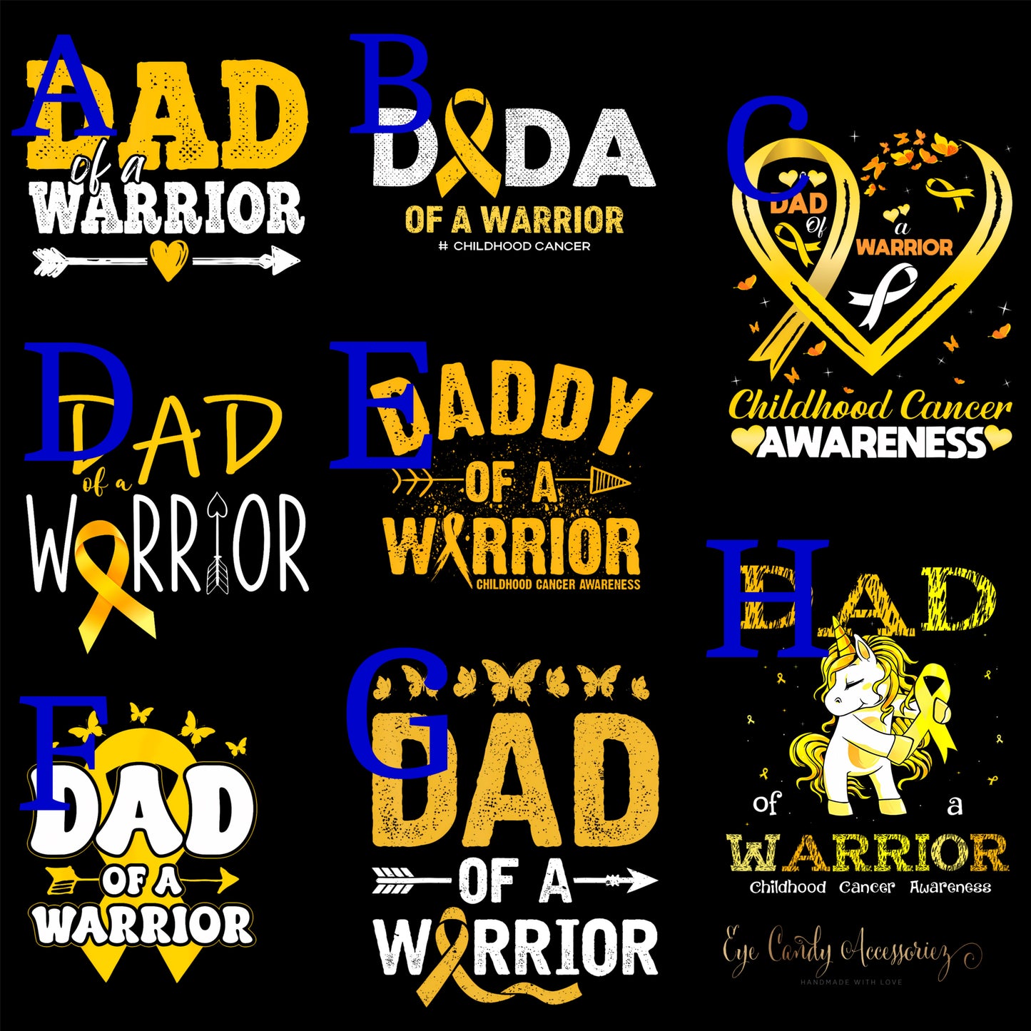 Proud Dad of a Warrior | Childhood Cancer Awareness Ceramic Mug