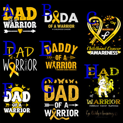 Proud Dad of a Warrior | Childhood Cancer Awareness Ceramic Mug