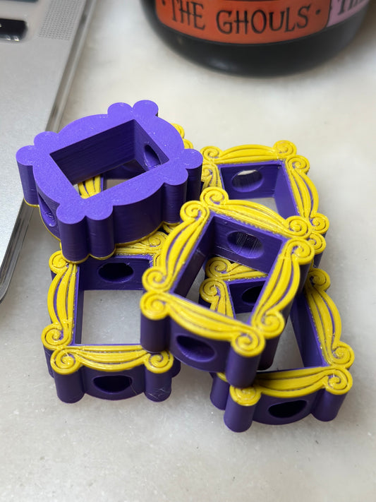 Amigos Frame 3D Printed Straw Topper (for Standard Straws)