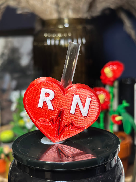 RN 3D Printed Straw Topper (for Standard Straws)