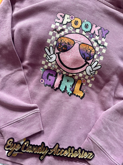 Spooky Girl- Light Pullover Sweatshirt