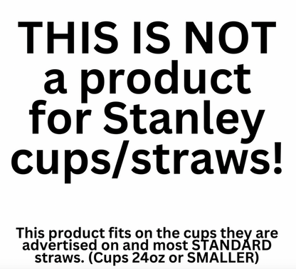 Autism Awareness Straw Topper for Standard Straws