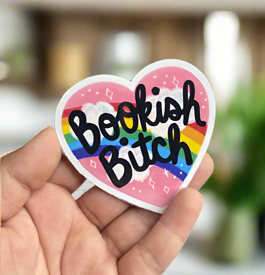 Bookish Bi!ch Vinyl Sticker- Dishwasher Safe| Waterproof