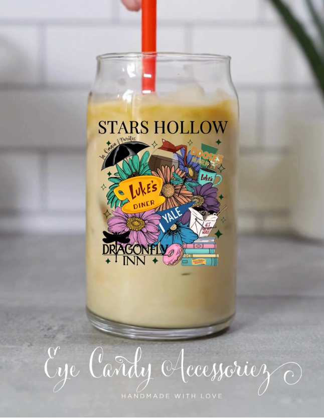 Stars H Dragonfly - 16oz Glass Can