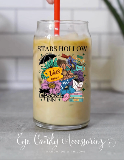 Stars H Dragonfly - 16oz Glass Can
