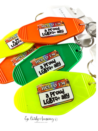 LGTB Retro Style Keychain