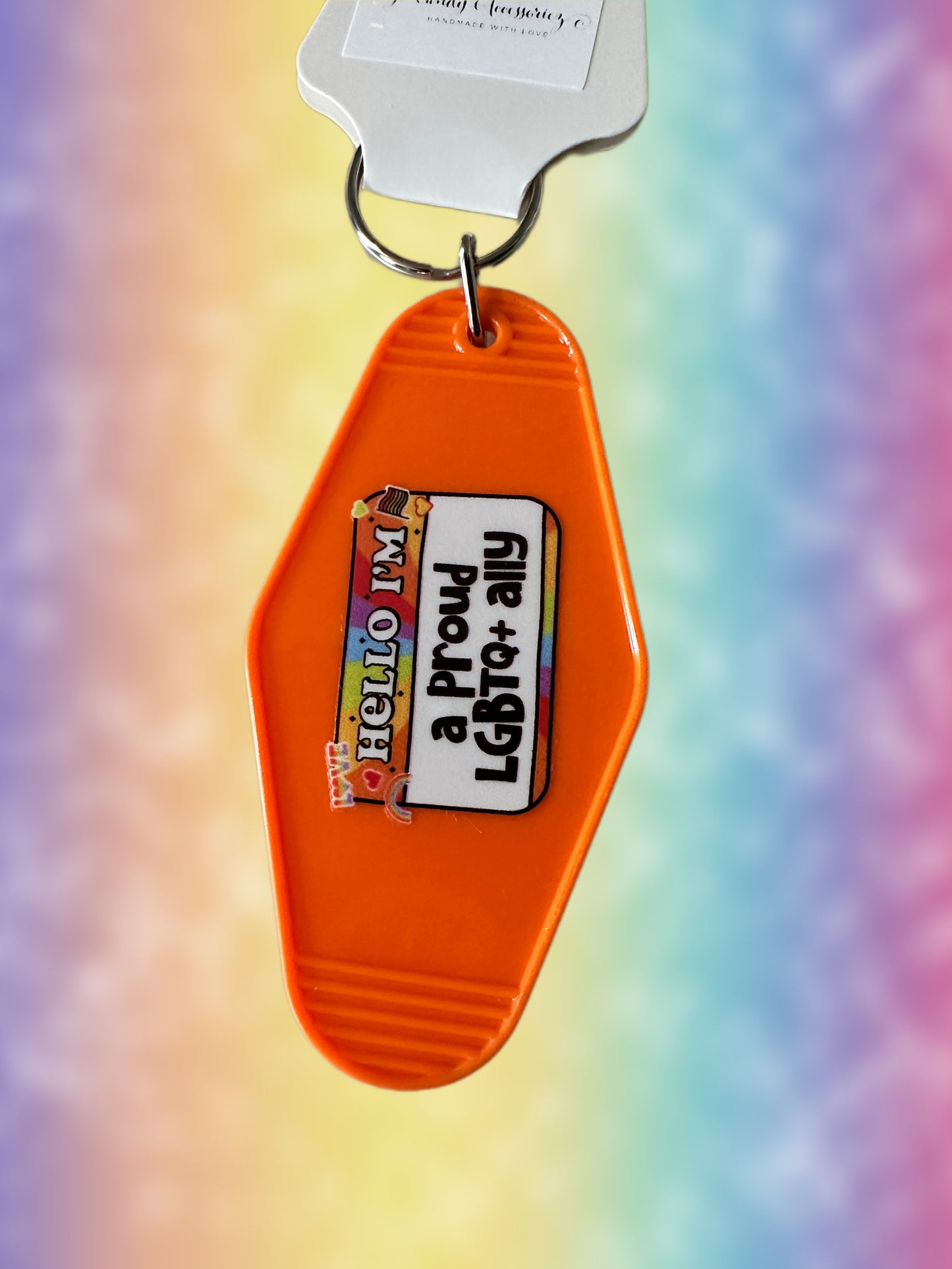 LGTB Retro Style Keychain