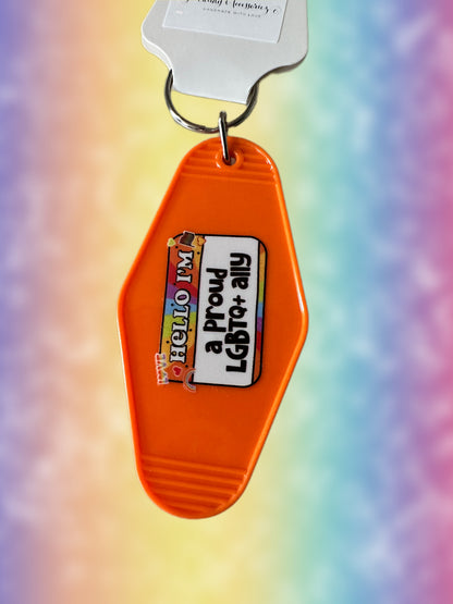 LGTB Retro Style Keychain