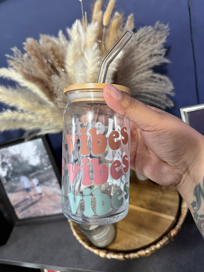 Real Estate Vibes 16oz Glass Can