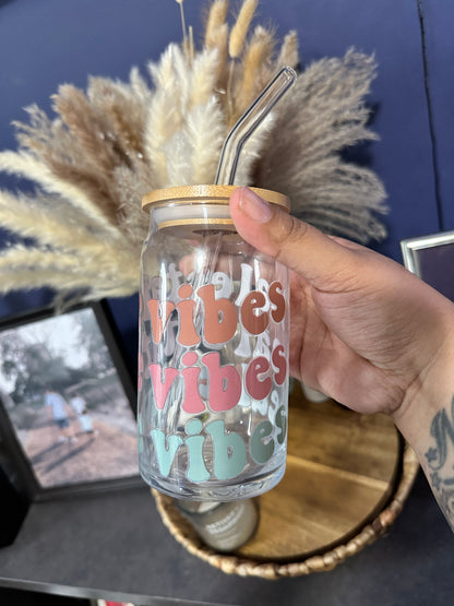 Lata de vidrio Real Estate Vibes de 16 oz