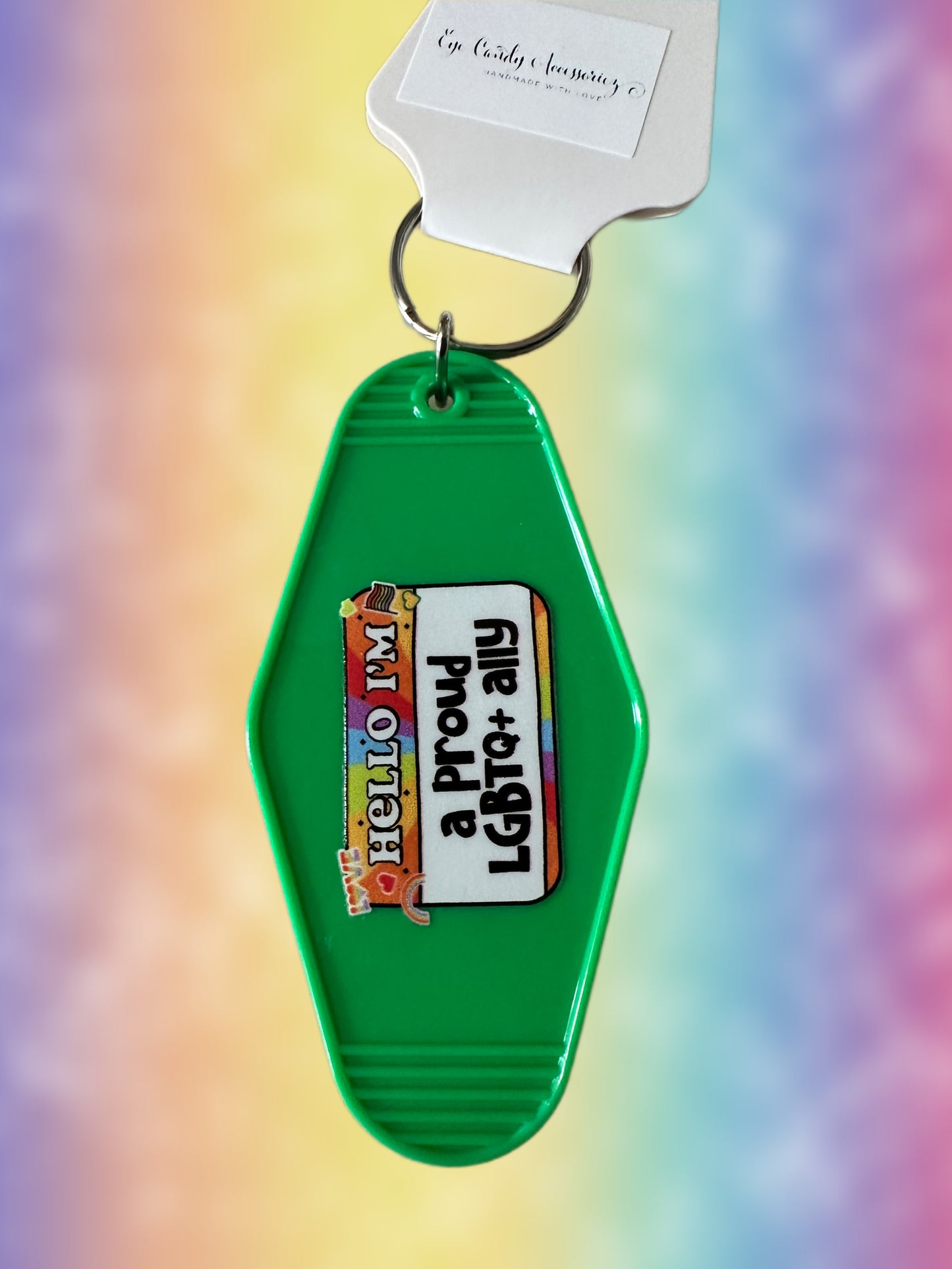 LGTB Retro Style Keychain