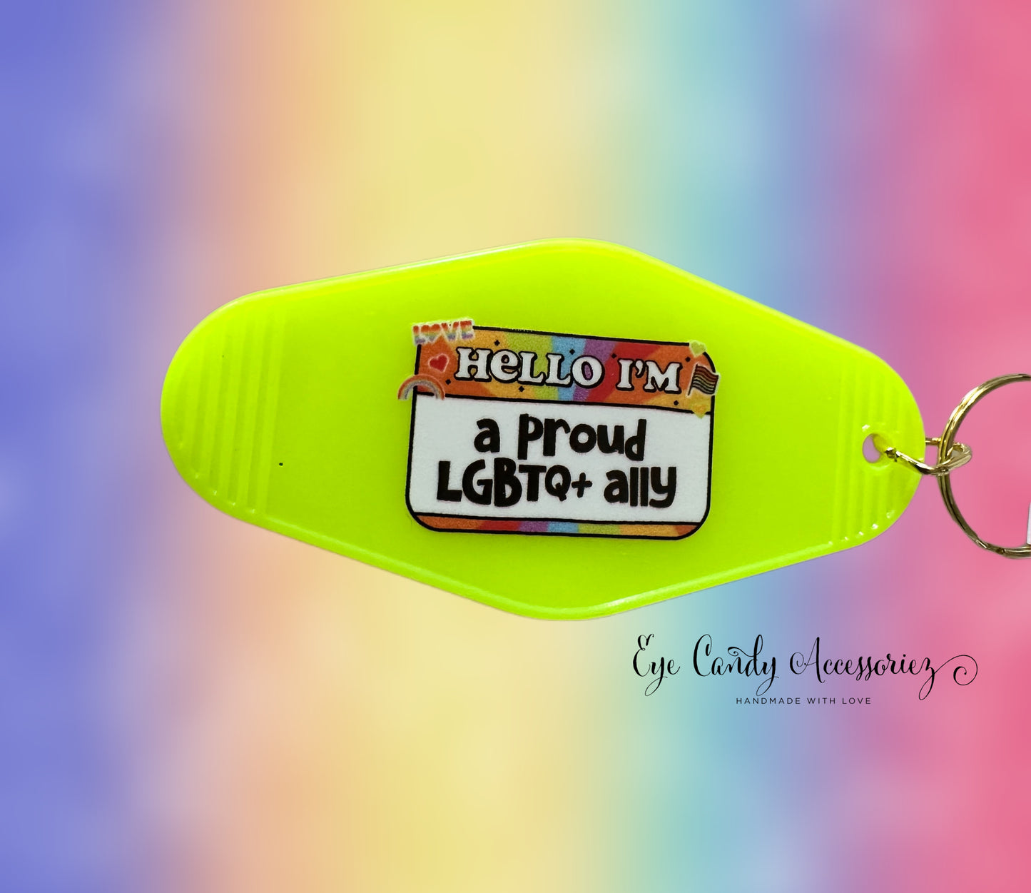 LGTB Retro Style Keychain