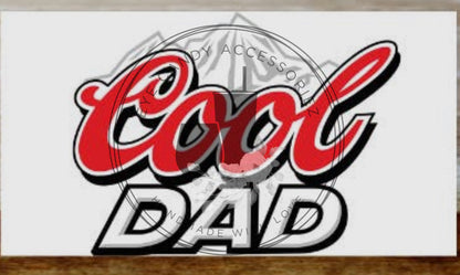 Jarra de cerveza y lata de vidrio Cool Dad