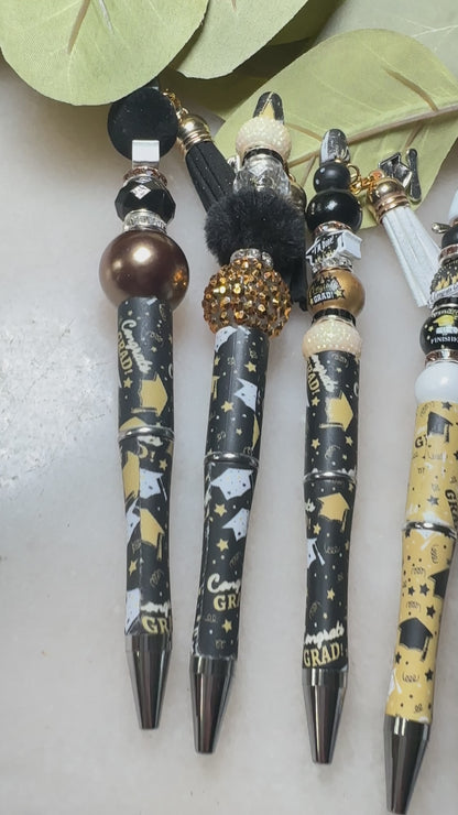 Congrats Grad Beaded Pens