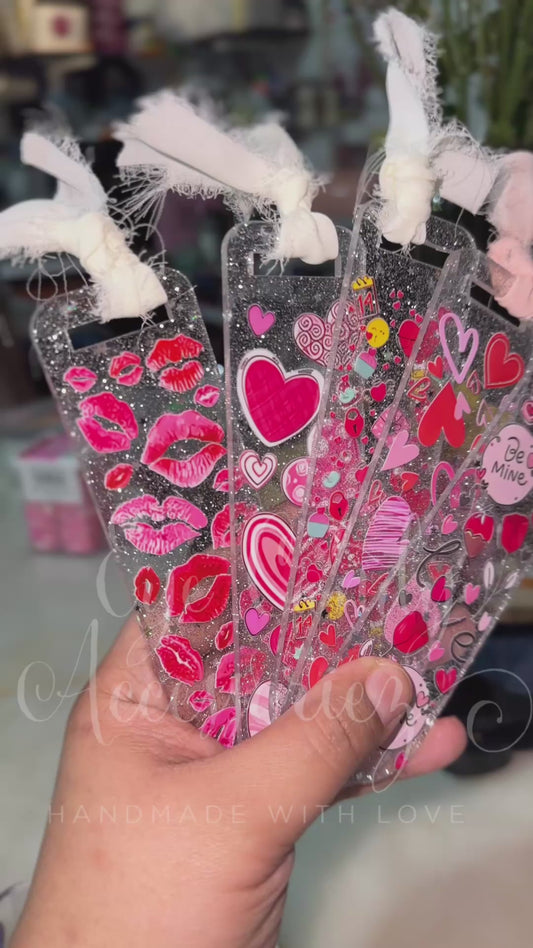 Acrylic Valentine's Bookmarks