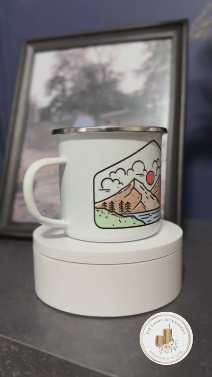 Taza de camping Time to Explore de 12 oz