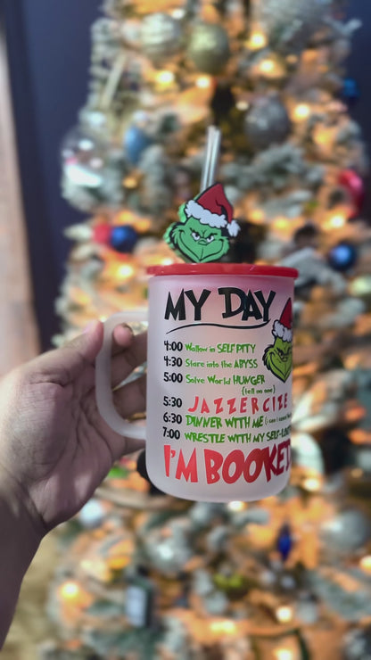 My Day- 17oz Glass Mug