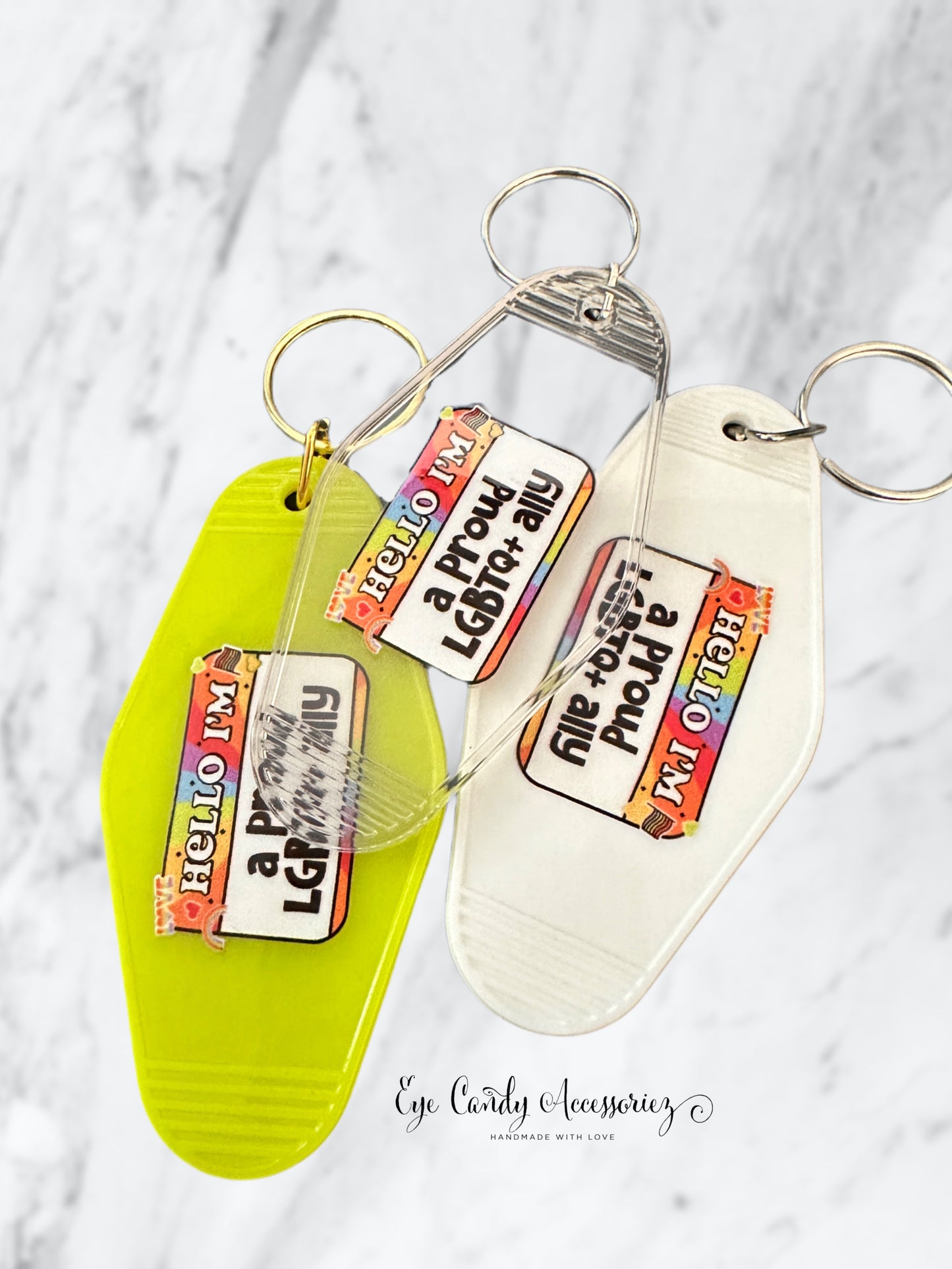 LGTB Retro Style Keychain