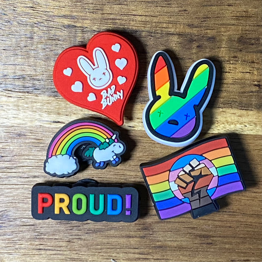 Pride Shoe Charms Set