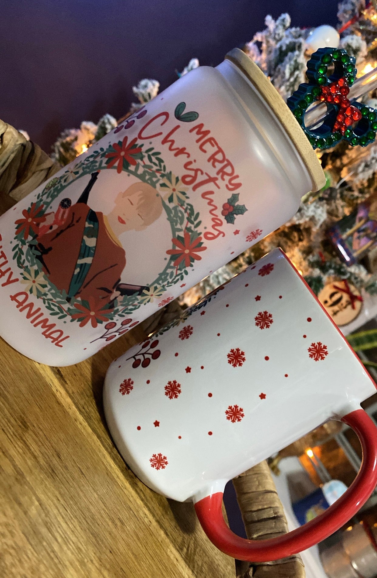 Filthy Animal Xmas Cups