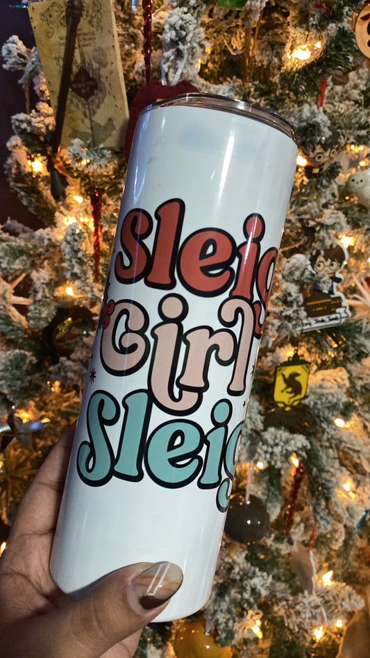 Sleigh Girl Sleigh Tumblers