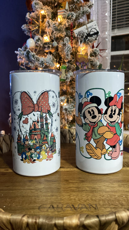 Magical Xmas Glass Cans/Mugs/Tumblers  - 10 Designs available
