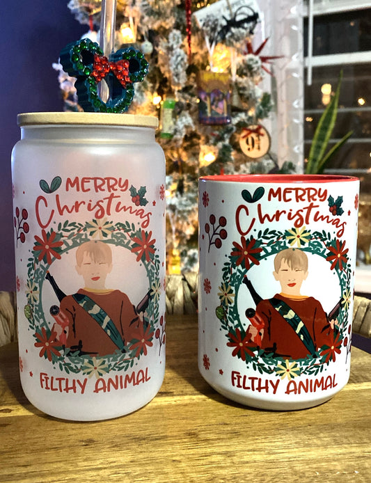 Filthy Animal Xmas Cups